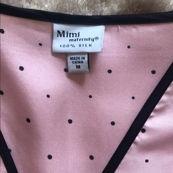 Gorgeous silk maternity top - Picture 3 of 15